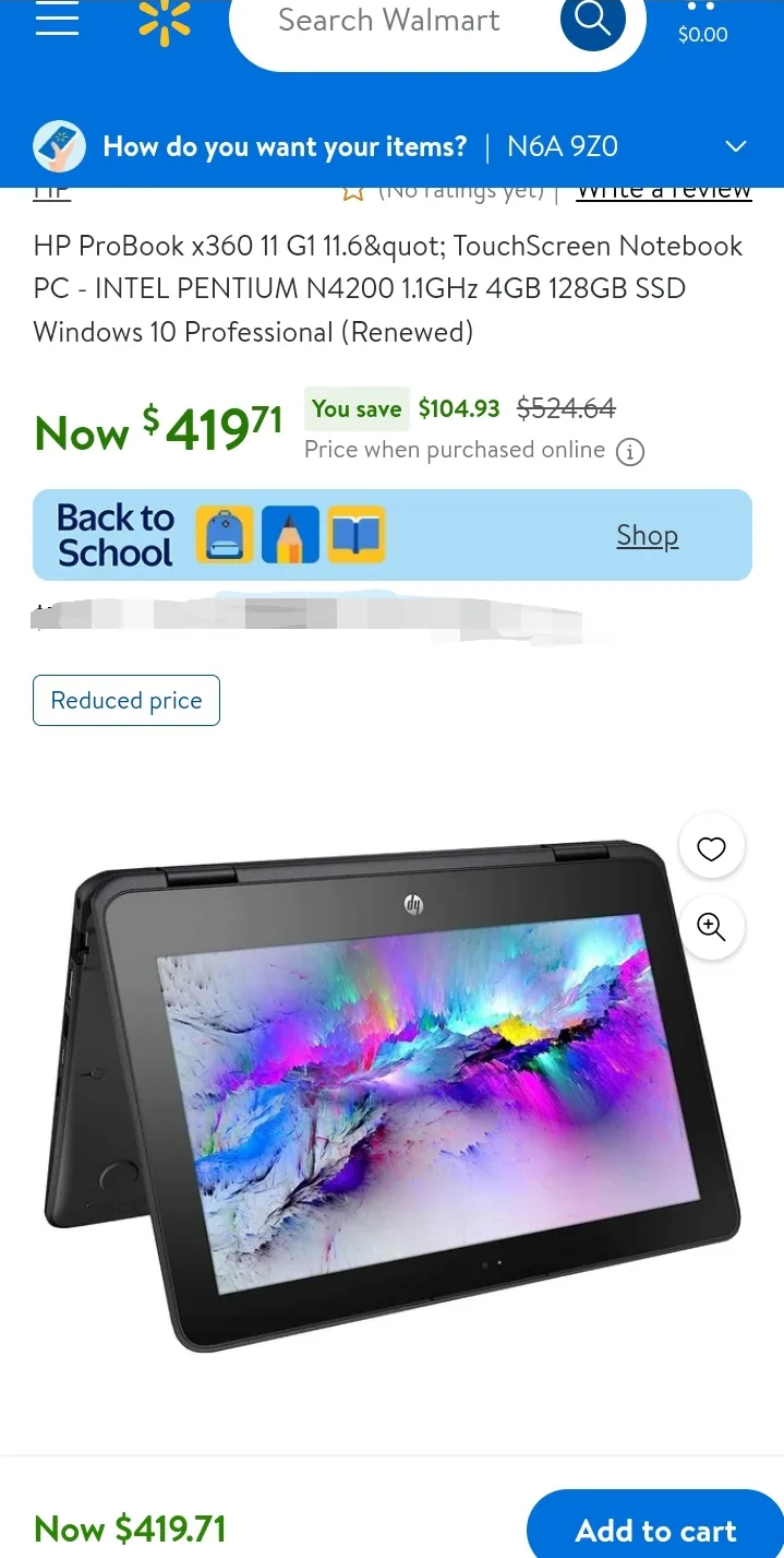 HP ProBook x360 11 G1 11.6" Touchscreen Laptop image indicator(6)