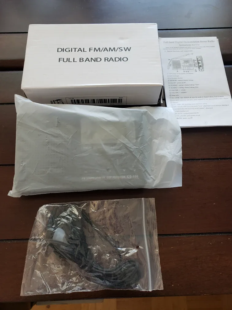 Digital FM/AM/SW Full Band Radio CS-106 image indicator(2)