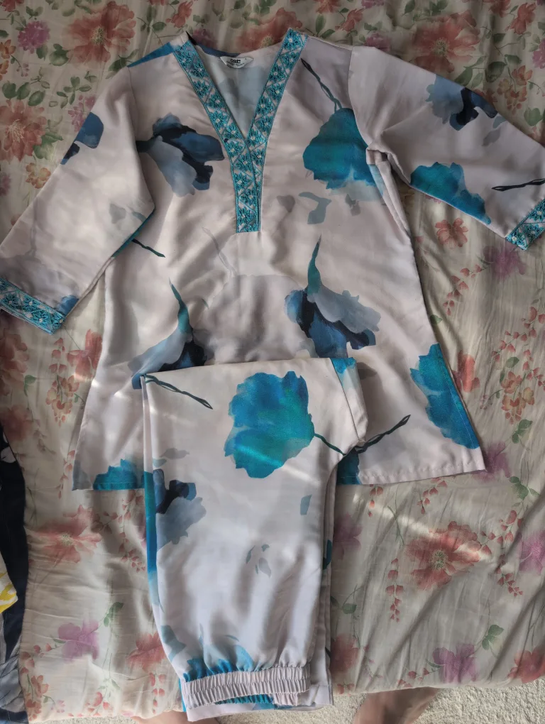 Floral Print Pajama Set thumbnail