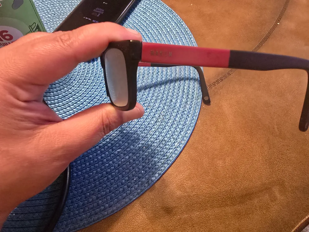 Hakim Arella TO4120 Glasses - Black & Red thumbnail