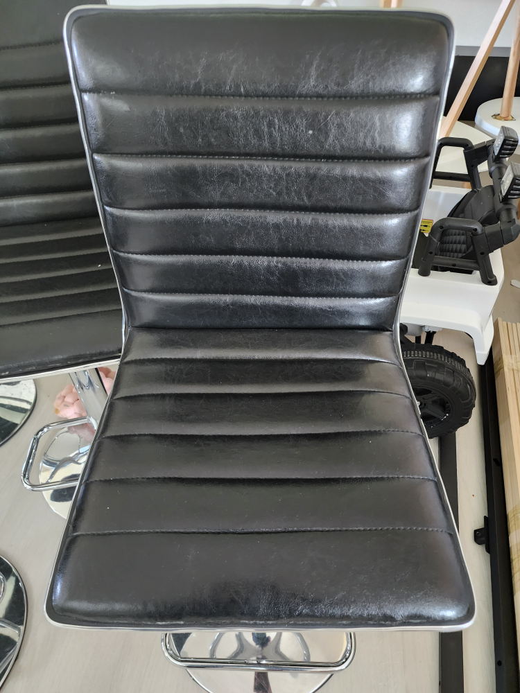 Set of 4 Black Bar Stools - photo 3