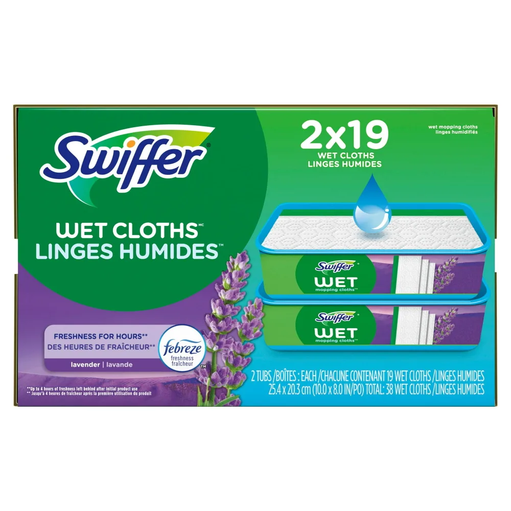 Swiffer Wet Cloths Refills - Lavender Scent thumbnail