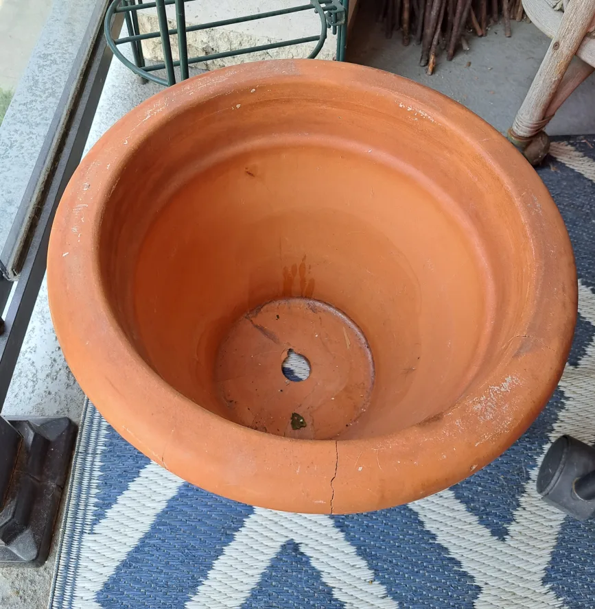Large Terracotta Plant Pot with Design image indicator(3)