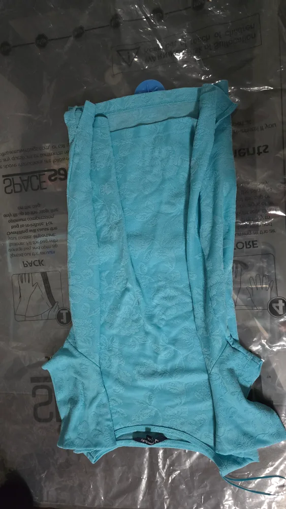 Aqua Blue Top - Size xl thumbnail