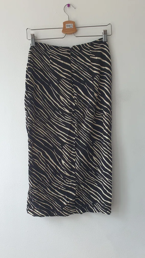 Burgundy Mini Skirt & Zebra Print Skirt image indicator(4)