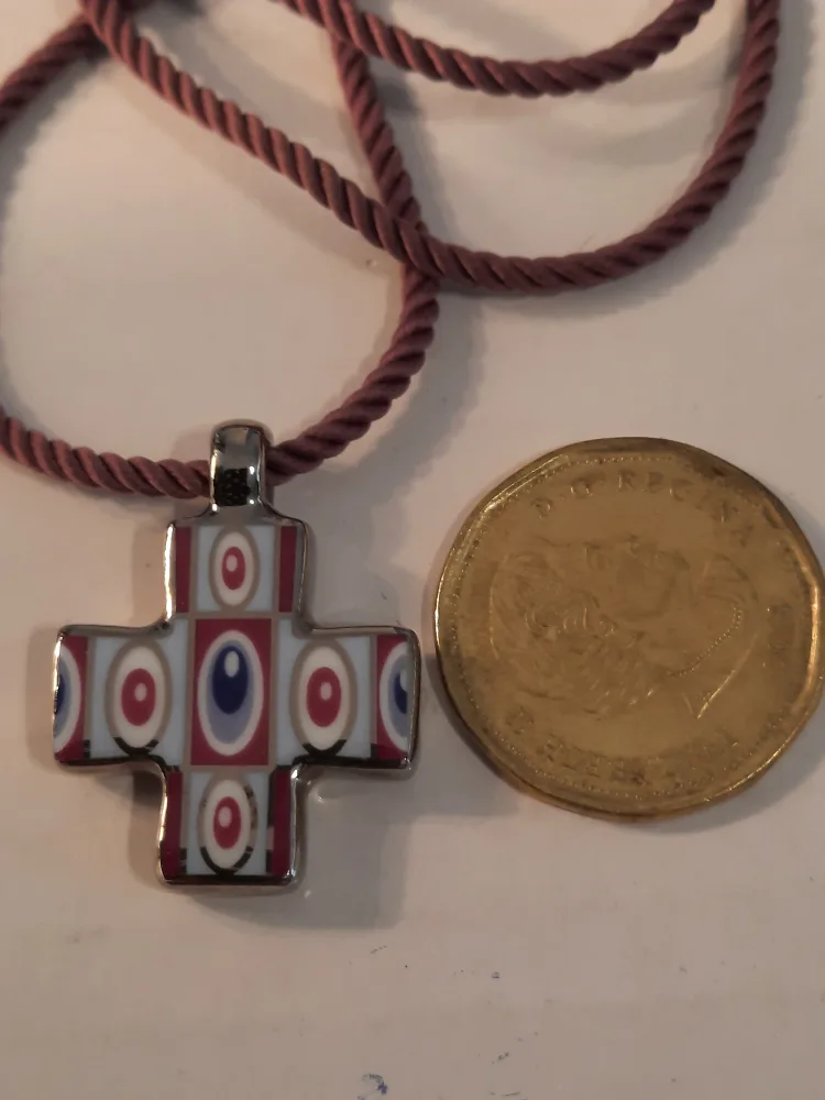 Bernardaud Cross Pendant Necklace image indicator(5)