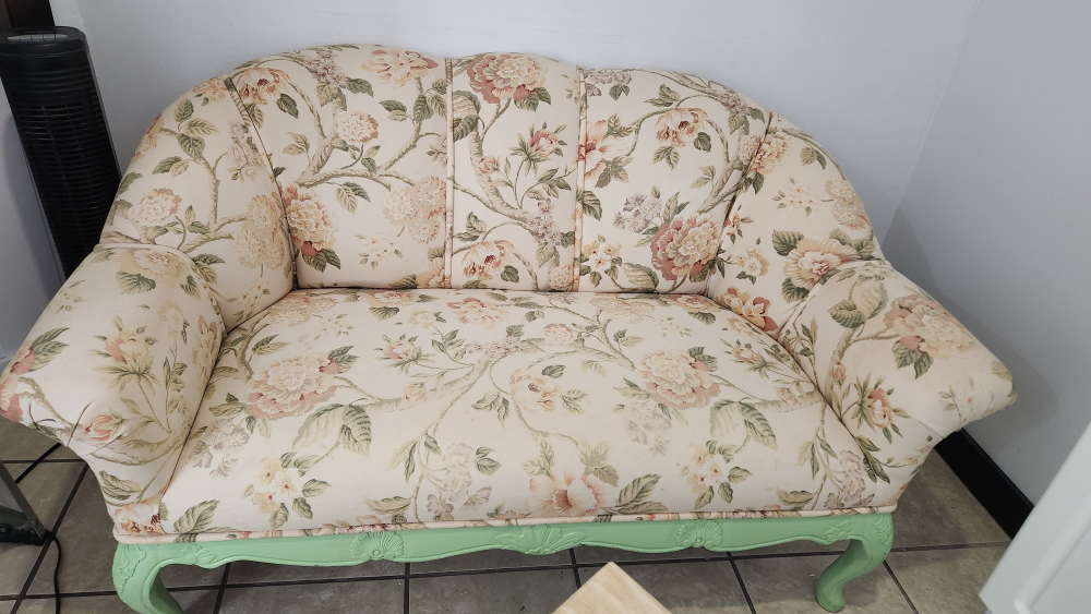 Floral Loveseat Sofa