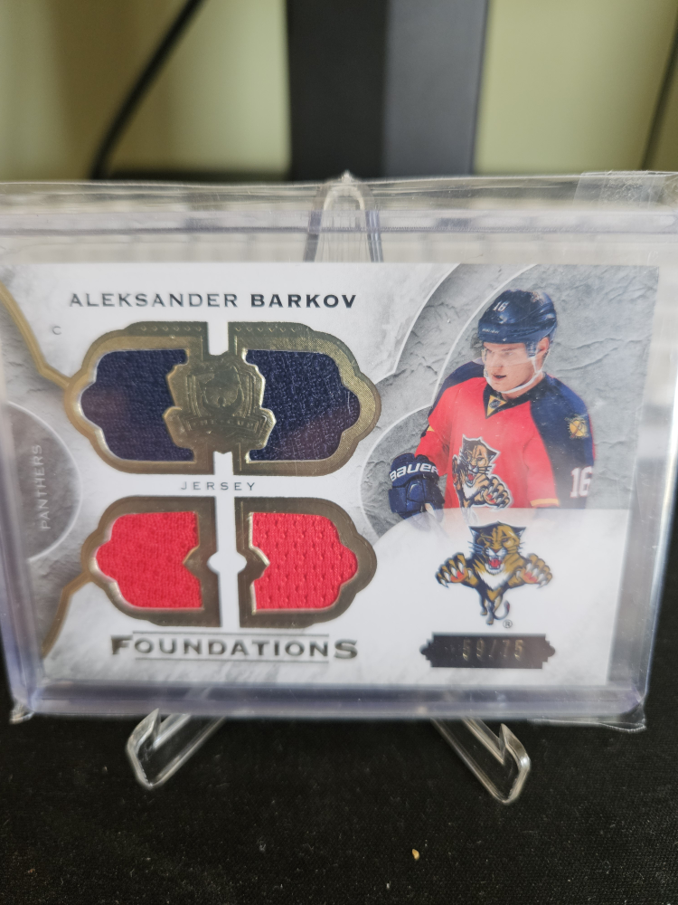 Aleksander Barkov Jersey Foundations Card