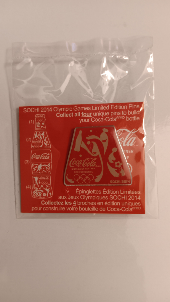 Two Coca-Cola Sochi 2014 Olympic Games Limited Edition Pins - photo 3