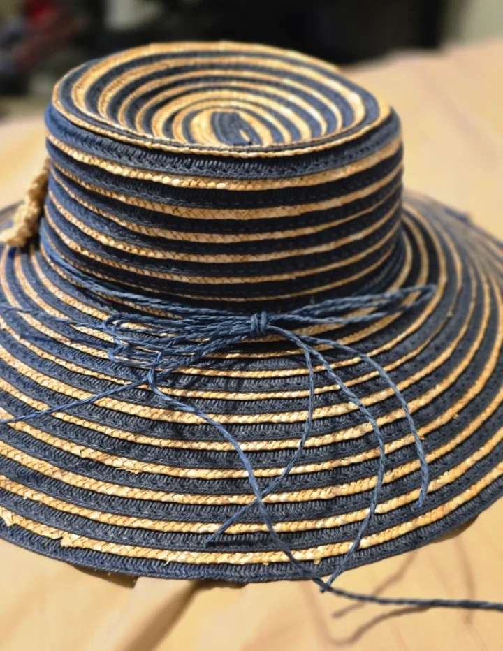 Striped Floral Sun Hat image indicator(2)