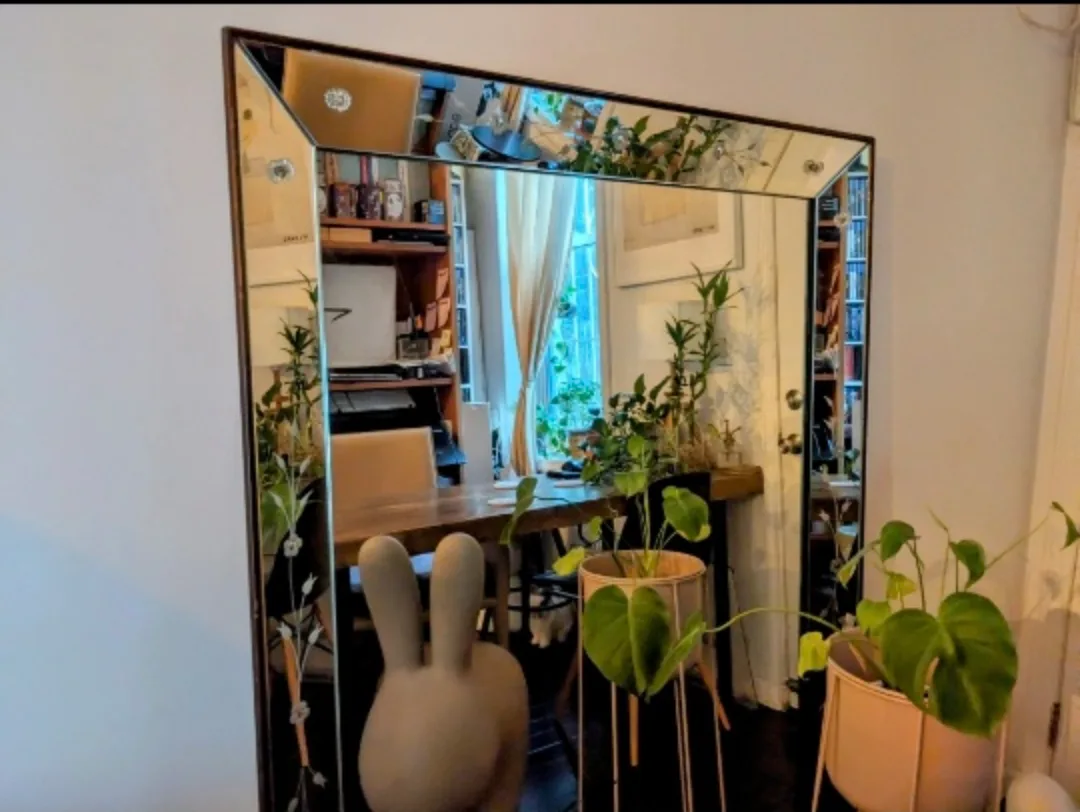 Vintage Beveled Edge Full length Mirror image indicator(4)