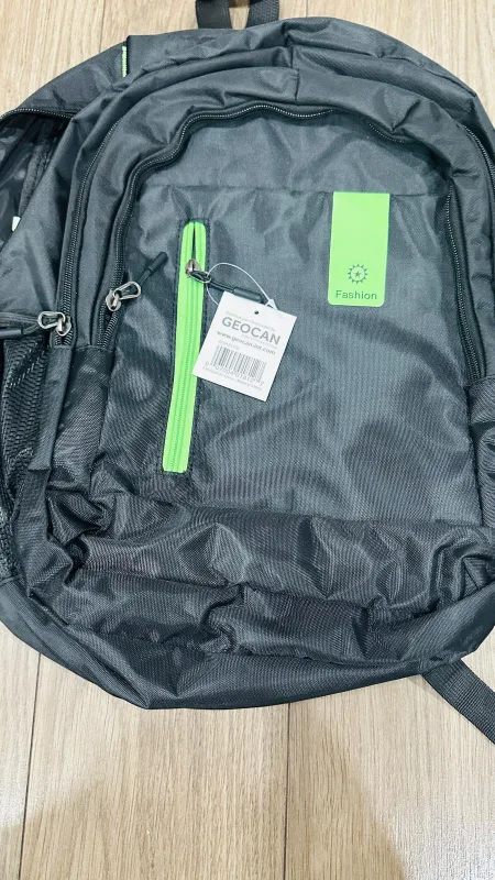 Black Geocan Fashion Backpack