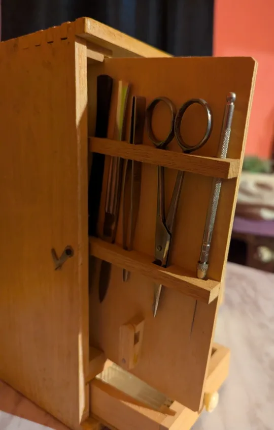 Hobby Microscope with Wooden Box image indicator(2)