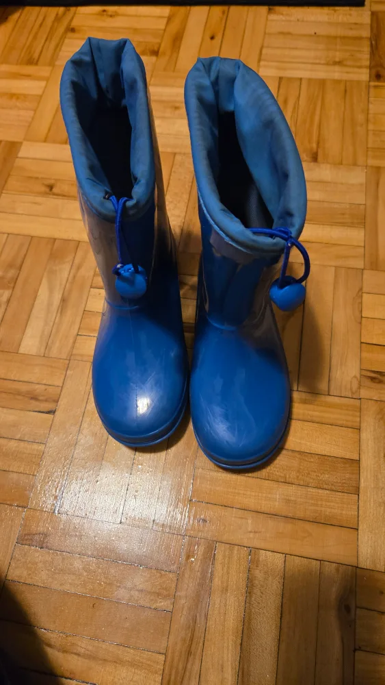 Blue Rain Boots with Dinosaur Detail image indicator(2)