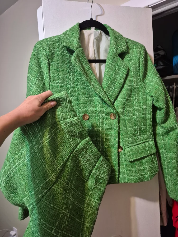 Green Tweed Shorts and blazers thumbnail