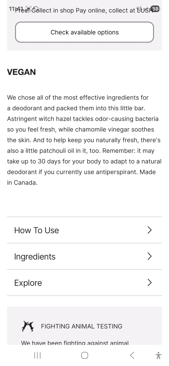 Aromaco Deodorant - Creamy, Patchouli, 100g - photo 2