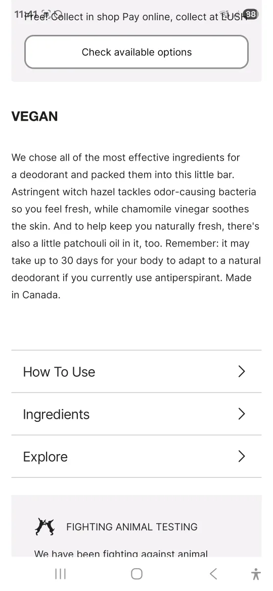 Aromaco Deodorant - Creamy, Patchouli, 100g image indicator(2)