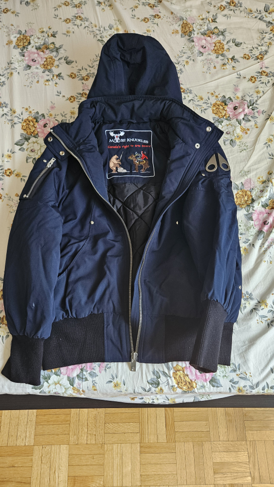 Moose Knuckles Bomber Jacket - XL Blue color - photo 3