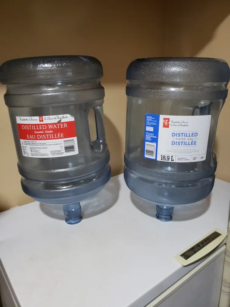 3 Empty PC Distilled Water Bottles - 18.9 L thumbnail
