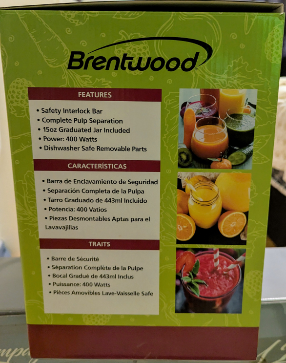 New Brentwood Juice Extractor - photo 3