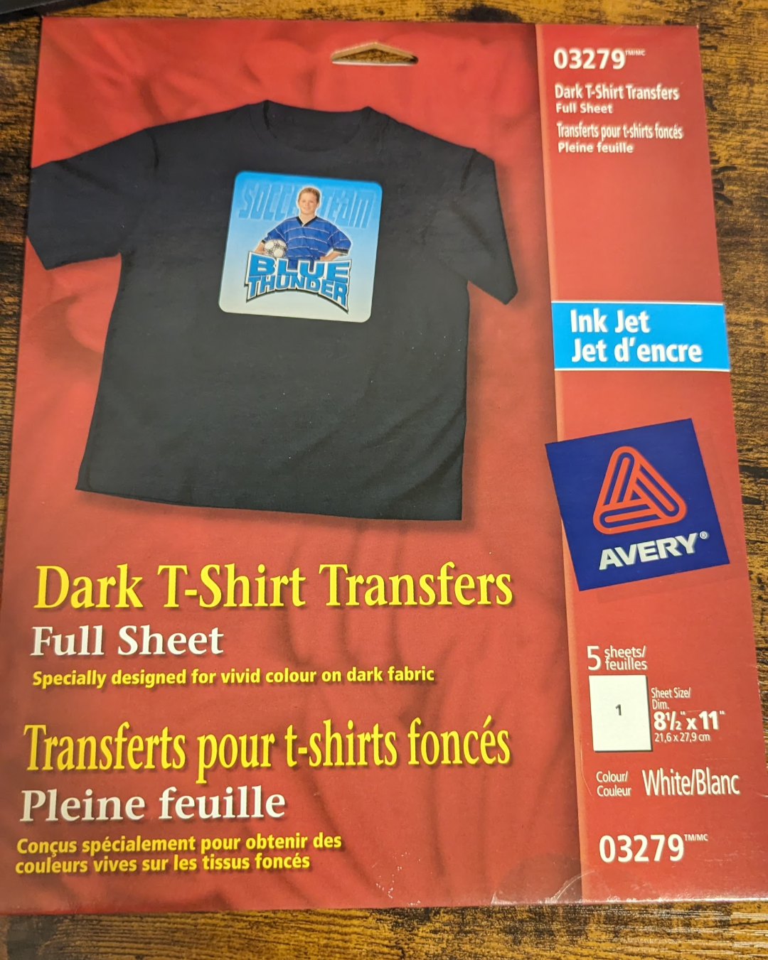 Dark T-Shirt Transfer Sheets (4 Unused Sheets Remaining)