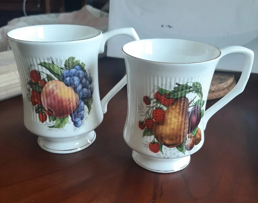Vintage Bone China Mugs thumbnail