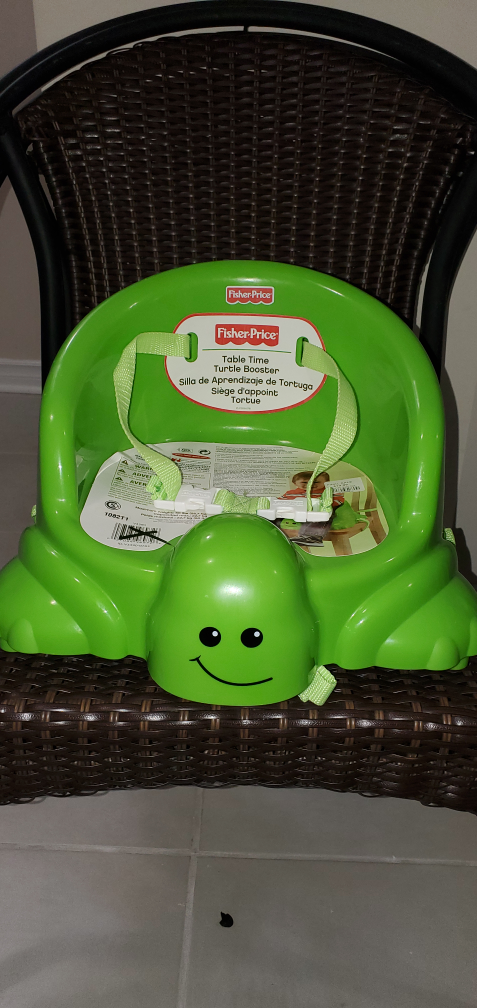 Fisher-Price Table Time Turtle Booster Seat