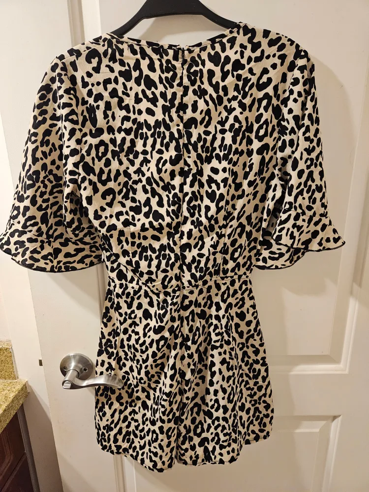XS Leopard Print Romper 🧡 image indicator(2)