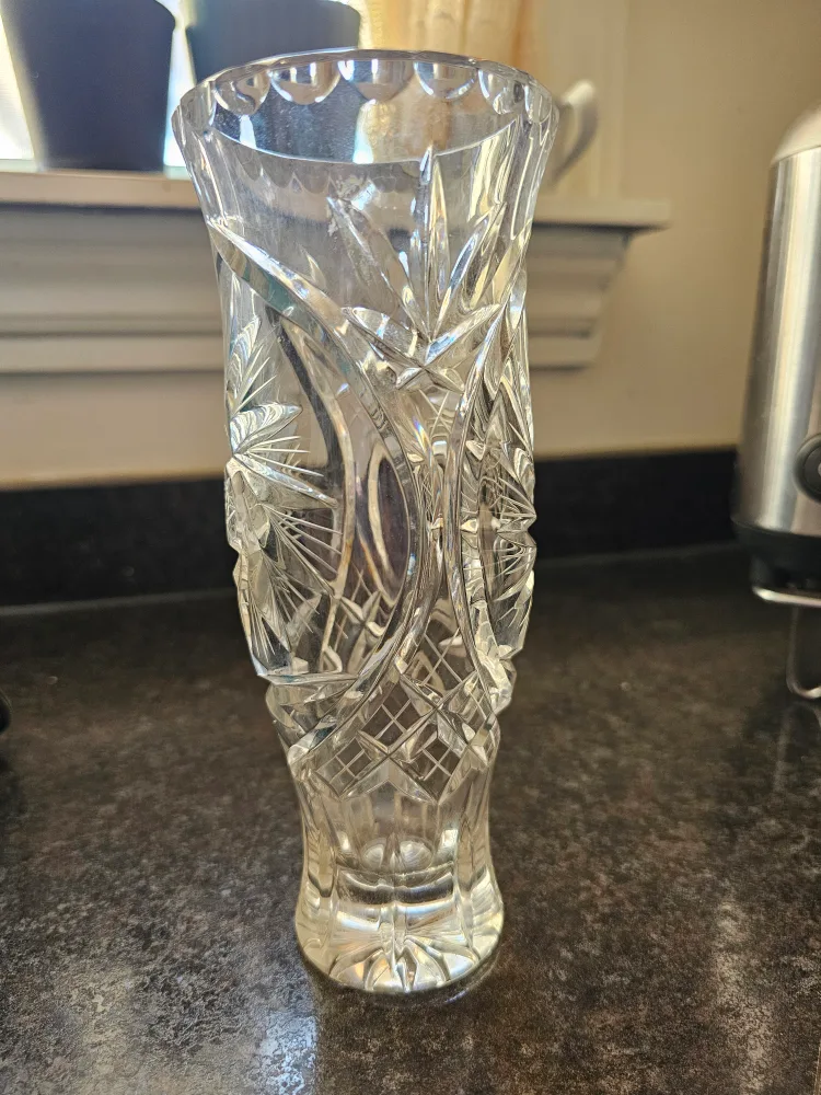 Crystal Vase - Elegant Home Decor thumbnail