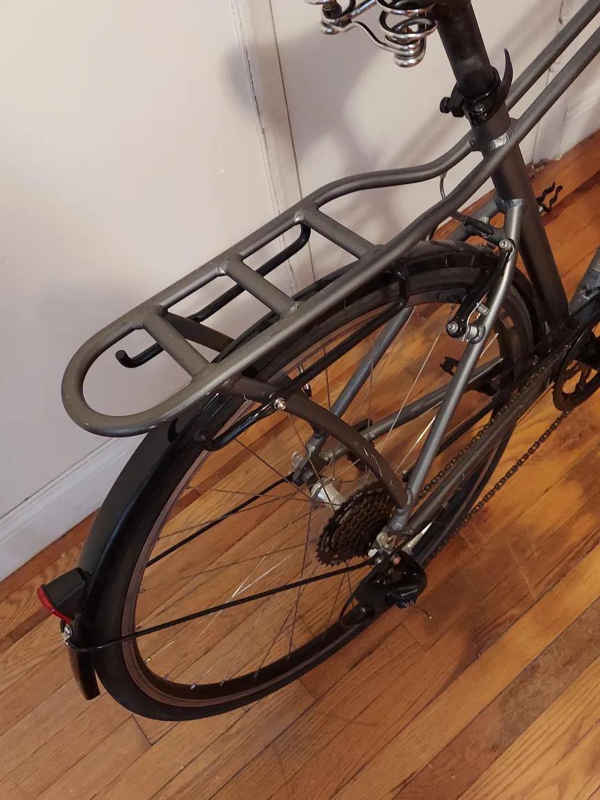 Great ** 2024 MOMENTUM ** 7 SPEED Gray Hybrid Bicycle image indicator(10)