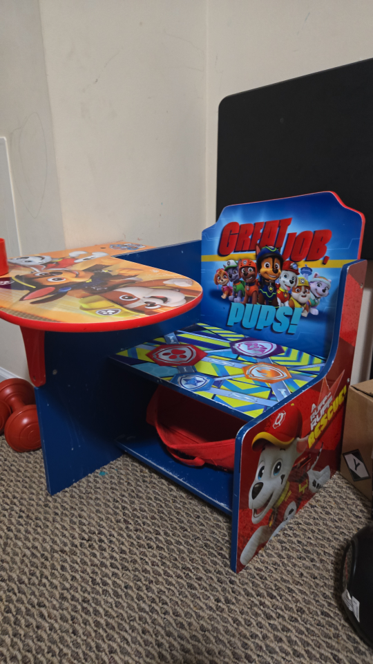 Paw Patrol Kids Desk and Chair