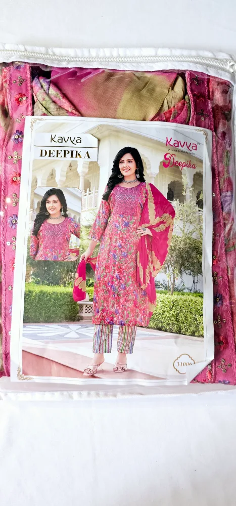 Kavya Deepika Salwar Suit - Pink Size-L thumbnail