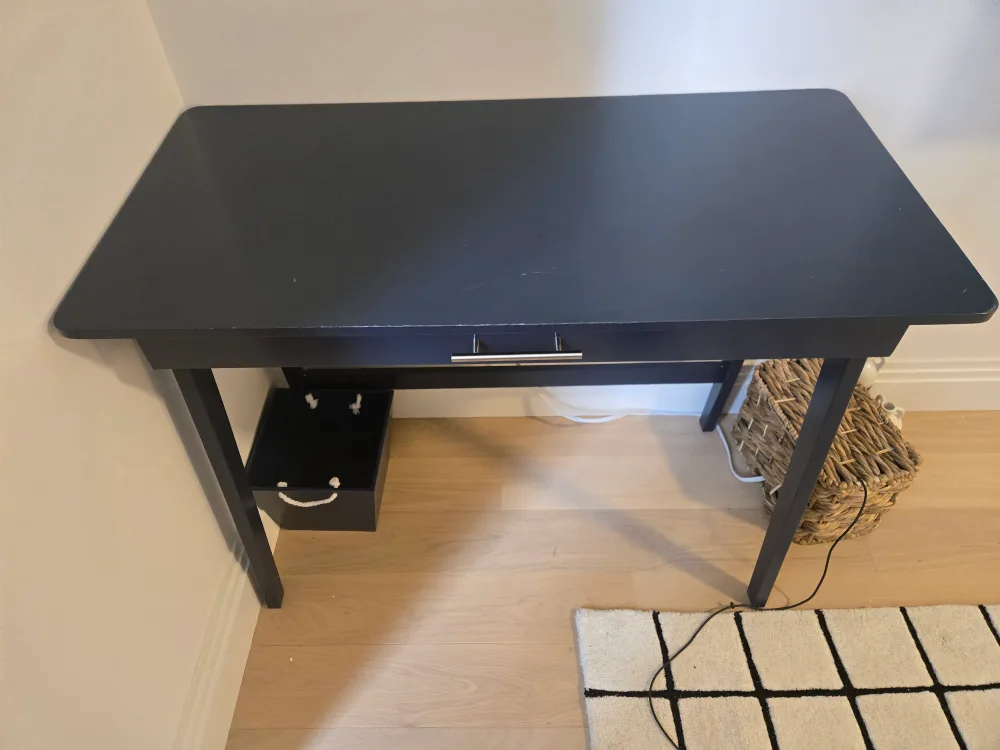 Rollins Mid Century Blue Desk image indicator(2)