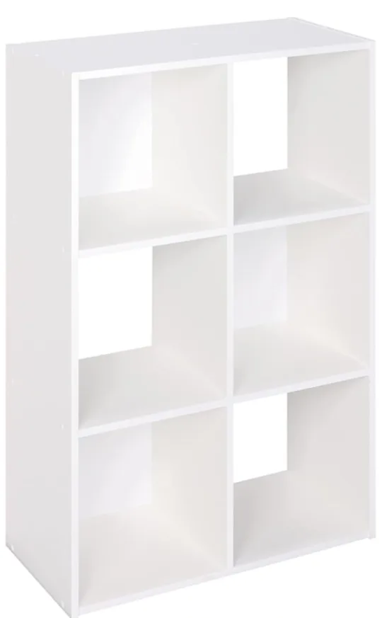 White 6-Cube Storage Organizer image indicator(2)