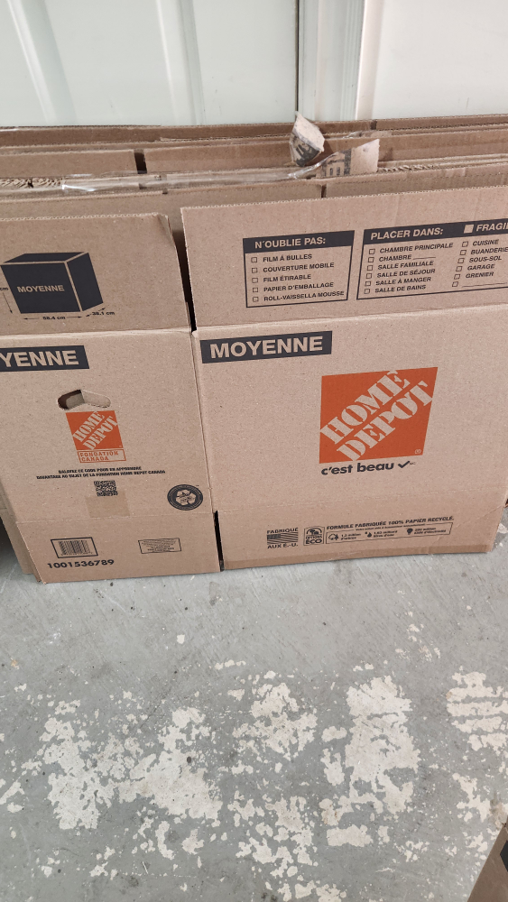 Home Depot Moving Boxes - Small, Medium, Large - photo 2