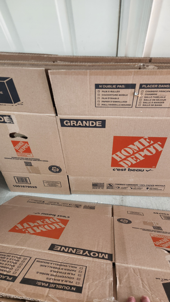Home Depot Moving Boxes - Small, Medium, Large - photo 3