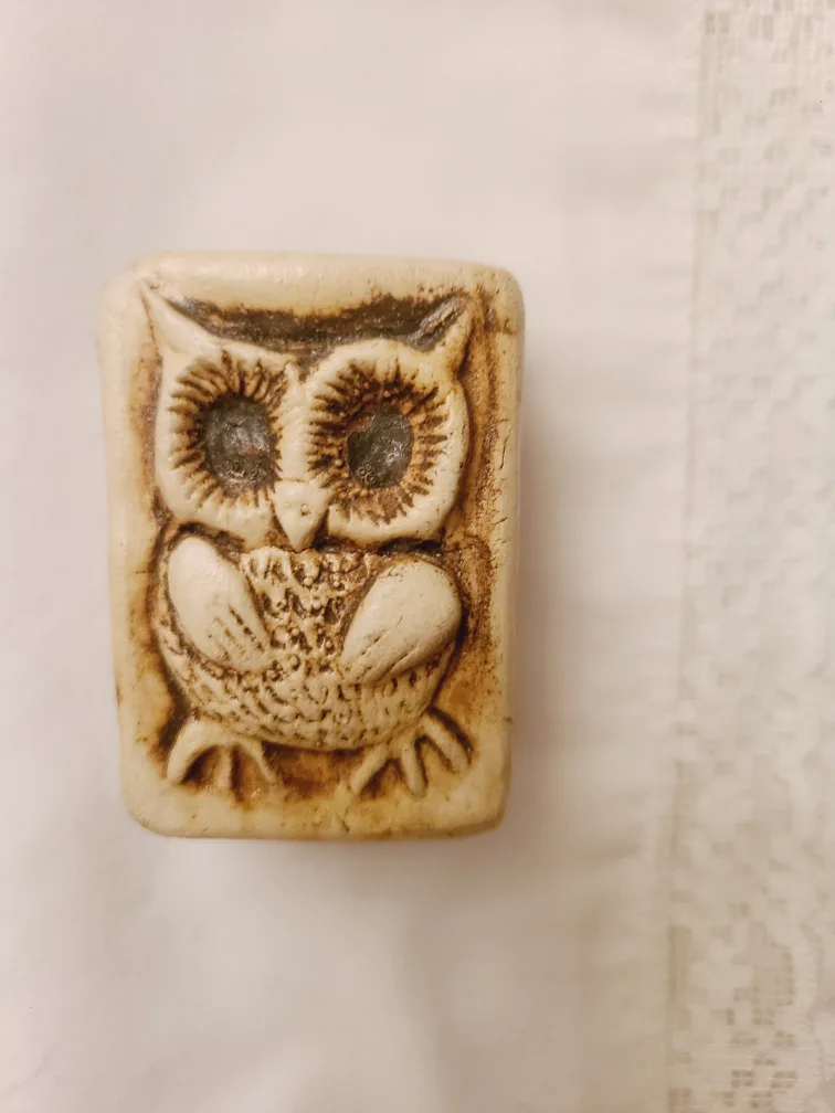 Vintage Eddy Match Owl Matchbox Holder thumbnail