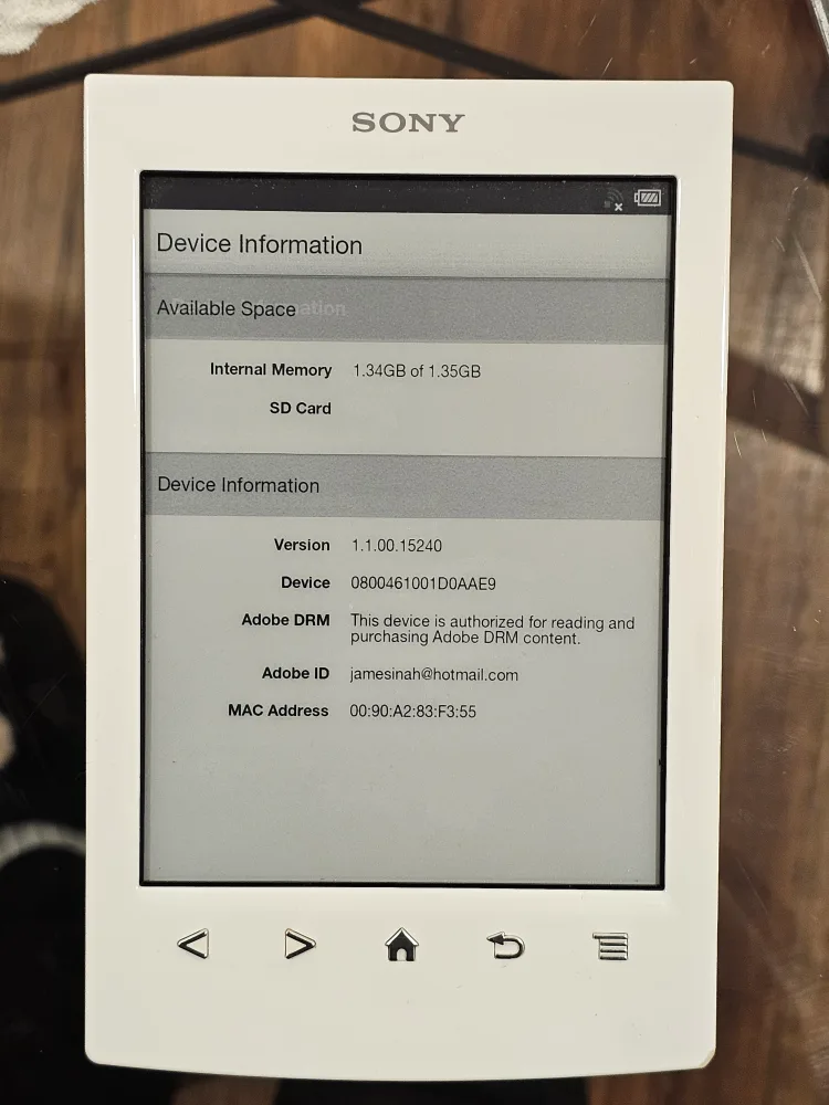 Sony Reader PRS-T2 Digital Book Reader thumbnail