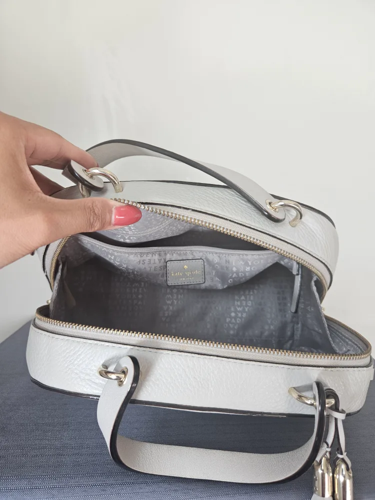 Kate Spade Satchel - Light Grey Leather image indicator(8)