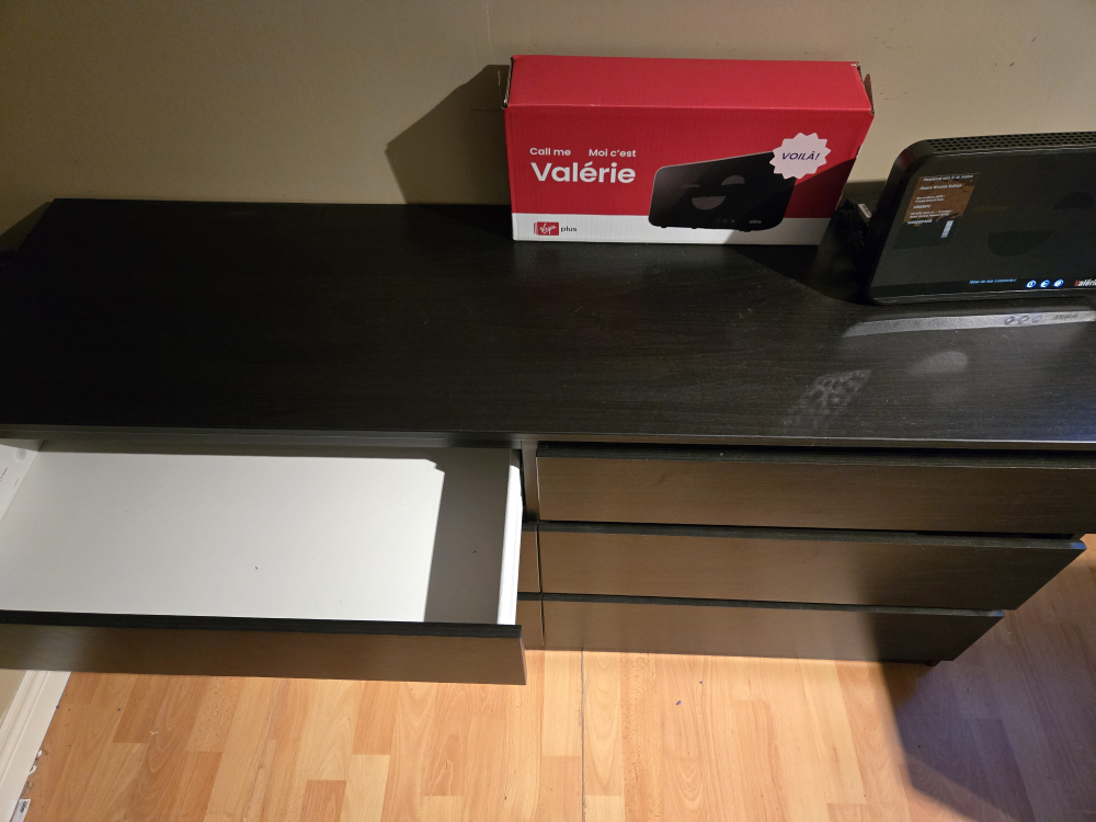 IKEA Hemnes Black-Brown 6-Drawer Dresser - photo 4