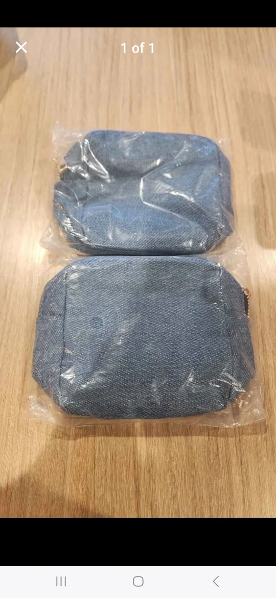 Denim Blue Small Bags/ Pouches thumbnail