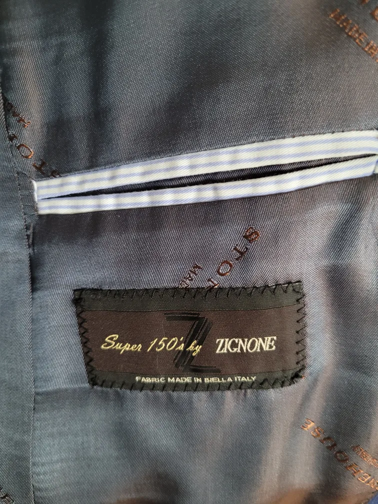 Stonehouse Men's Navy Blue Suit Jacket and Trouser image indicator(9)