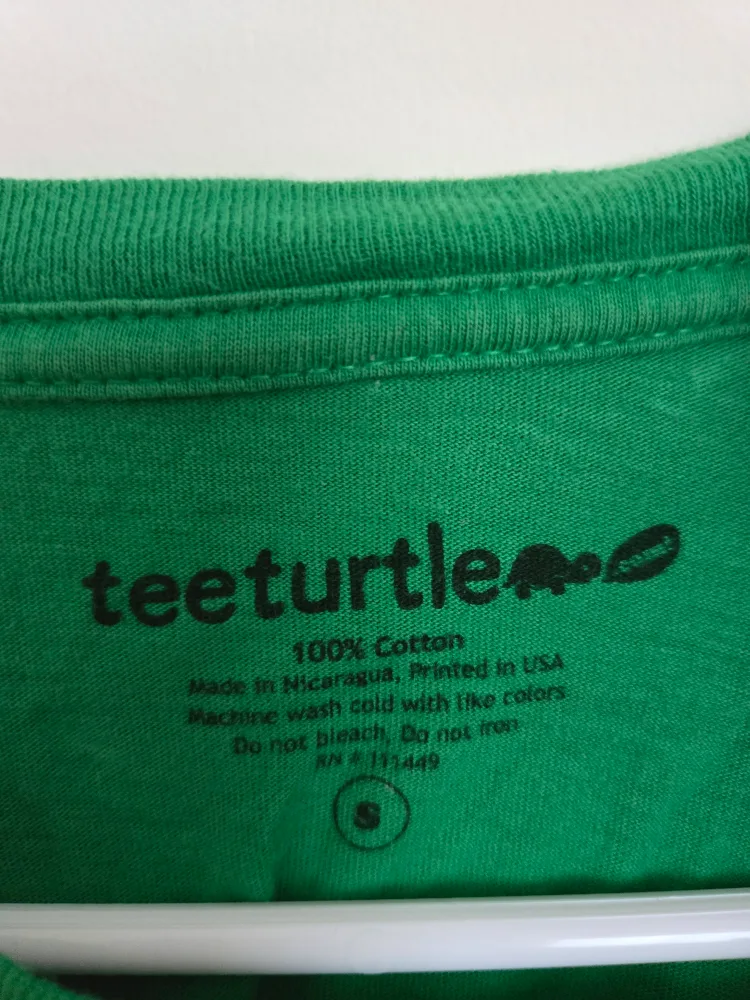 TeeTurtle Green Bulbasaur Pocket Tee - Size S image indicator(2)