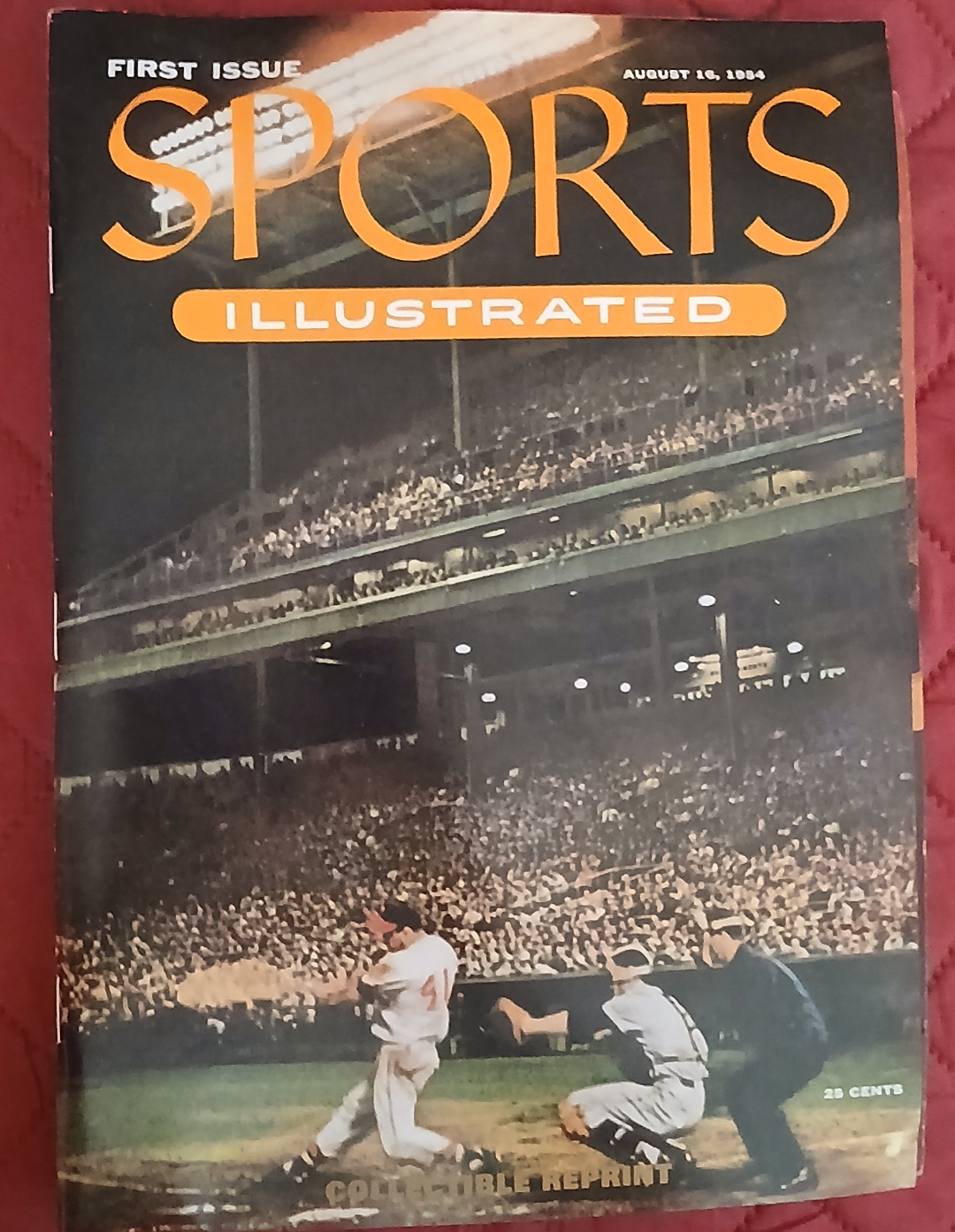 SPORTS ILLUSTRATED FIRST ISSUE COLLECTIBLE REPRINT - photo 2