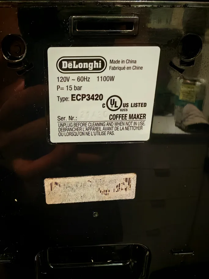 Delonghi Espresso Machine image indicator(6)