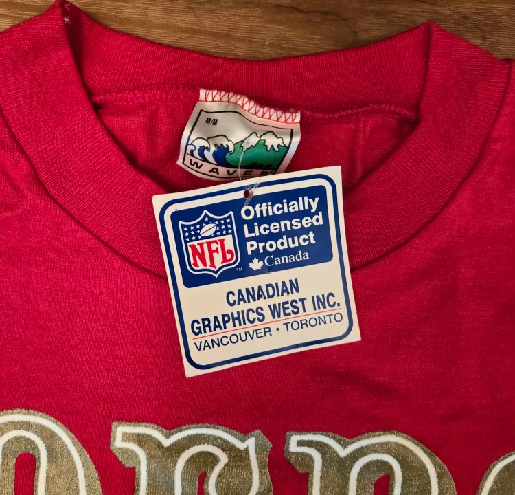 RARE Vintage NFL 49ers T-Shirt -Size Medium image indicator(2)