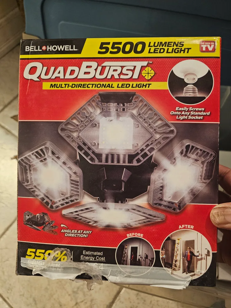 Bell+Howell QuadBurst 5500 Lumens LED Light thumbnail