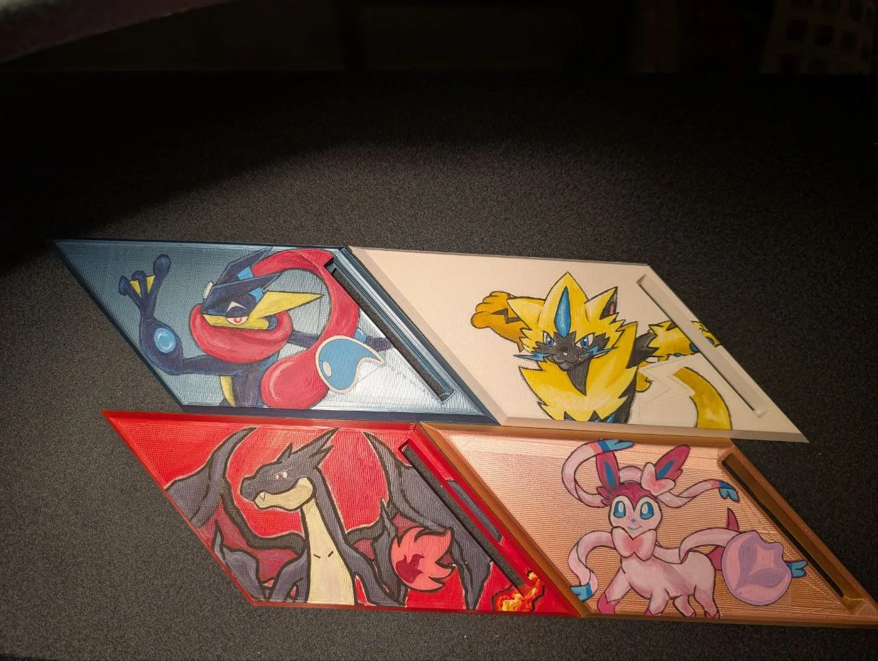 Pokemon PSA sets ( Charizard, Greninja, Sylveon) image indicator(6)