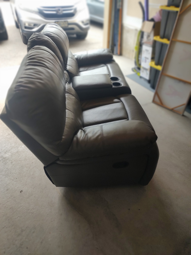 reclining Loveseat with Console and rocker reclining chair - photo 3