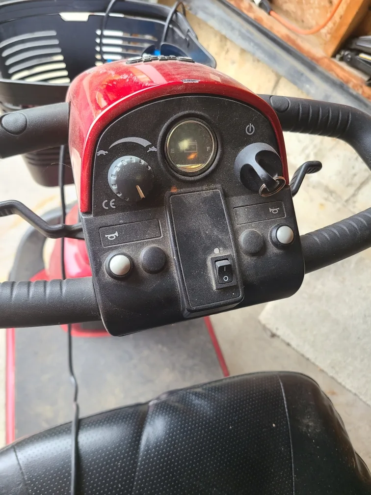 Pride Victory 10.2 Mobility Scooter - Red image indicator(2)